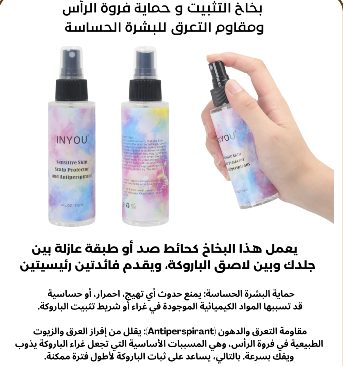 مضاد للتعرق والبشرة الحساسة inyou 118 ml (2)