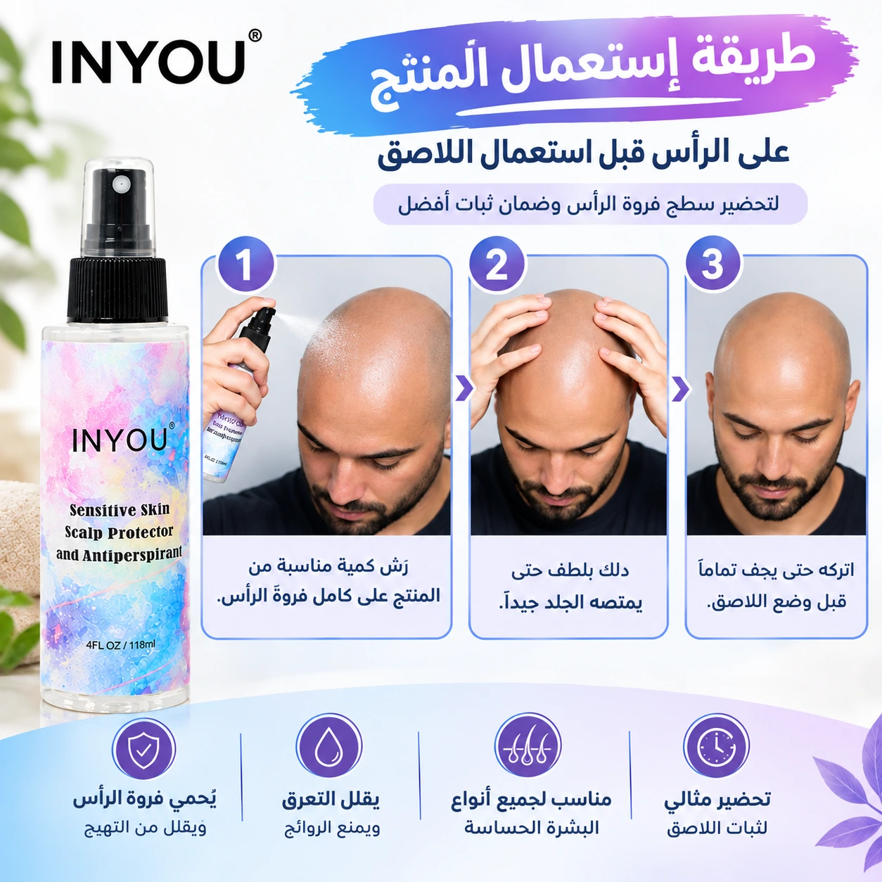 مضاد للتعرق والبشرة الحساسة inyou 118 ml (3)